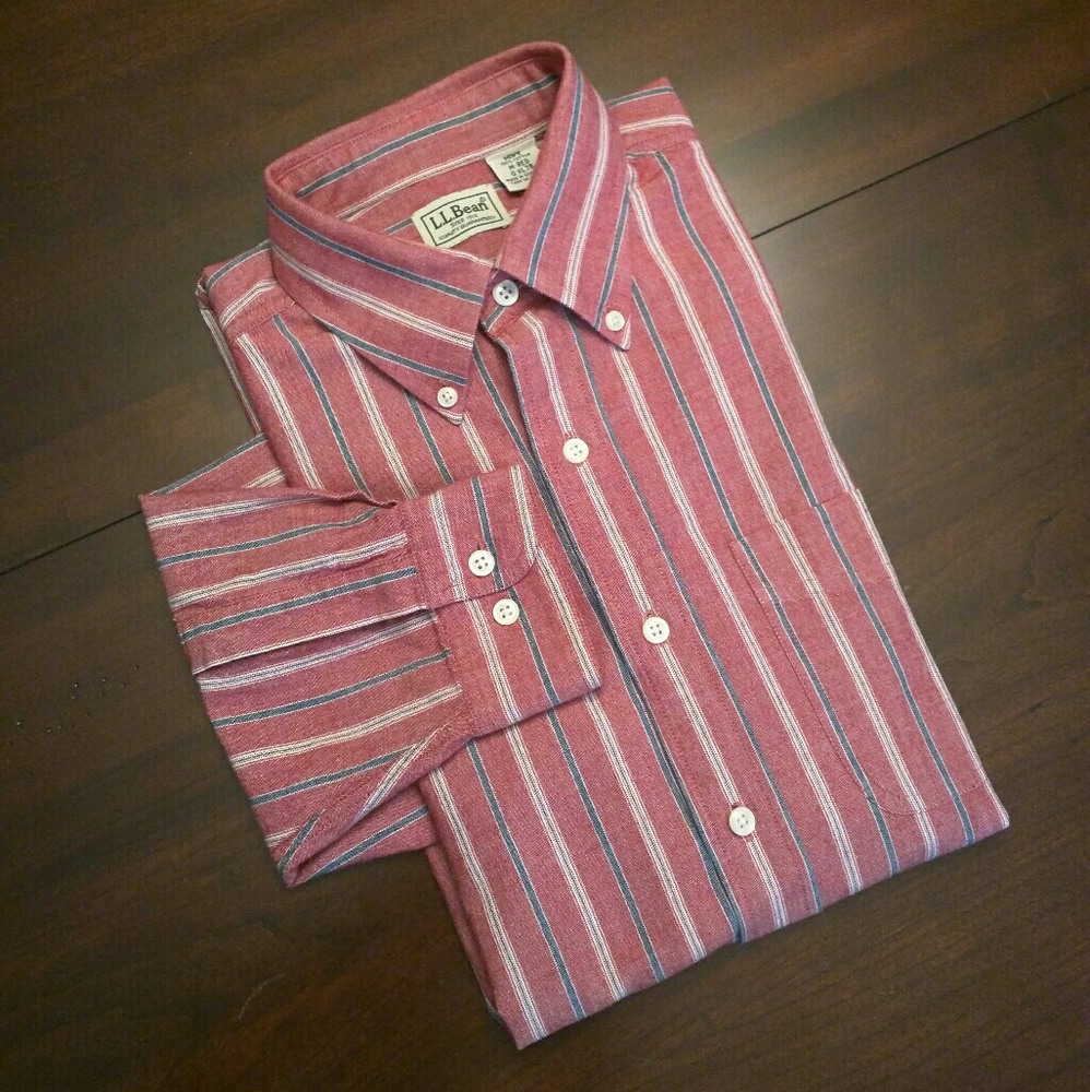 L.L. Bean Button Down Shirt - Medium